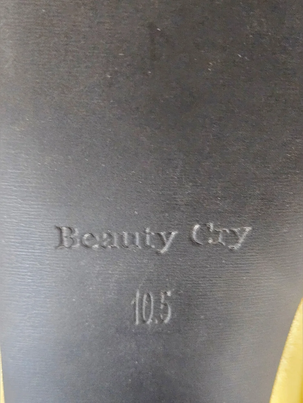 Beauty Cry Gold Metallic Knee High Boots Square Toe Low Heel Riding Boots 10.5 - Picture 11 of 12